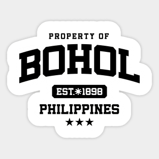 Bohol - Property of the Philippines Shirt Sticker